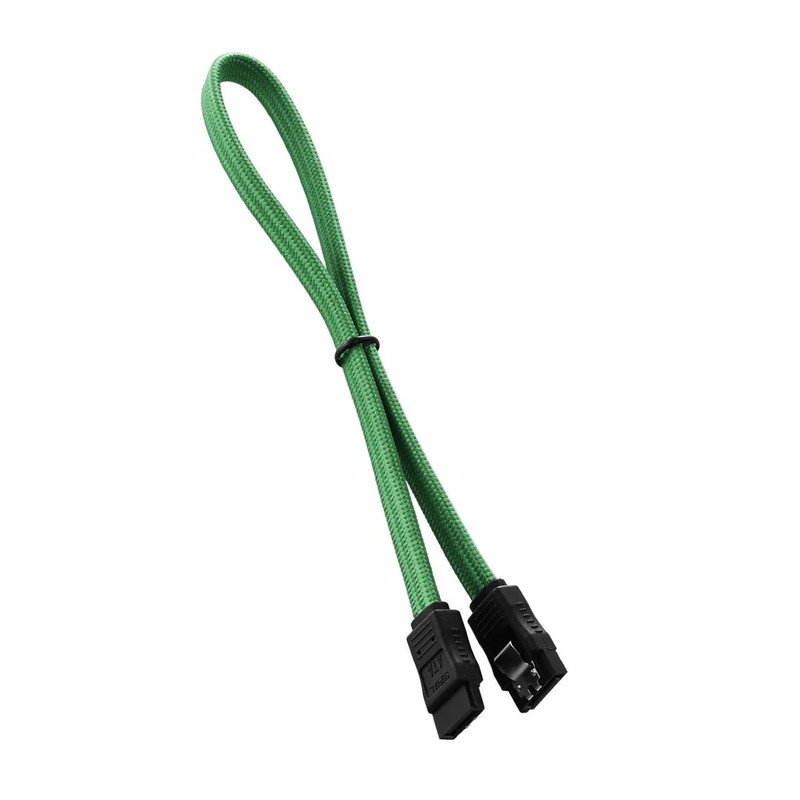 CableMod - ModFlex 180° SATA Cable 60cm - Green - كابل